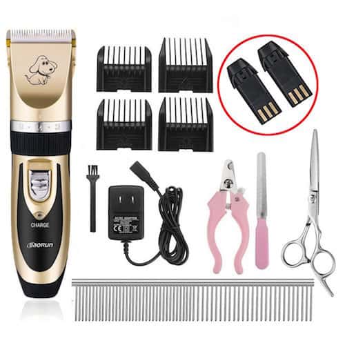 electric dog grooming clippers