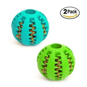 Idepet Dog Toy Ball Nontoxic Bite Resistant Toy Ball for Pet Dogs Puppy