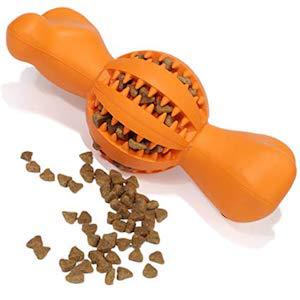 Patpet - Durable Non-Toxic Bone-Shaped Rubber Dental Chewing Biting Pet Toy
