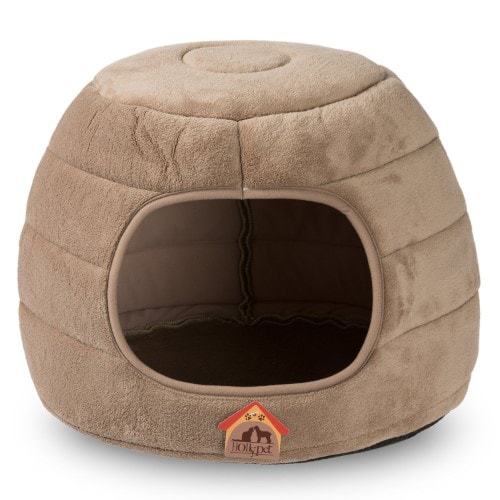 heated acorn cat bed