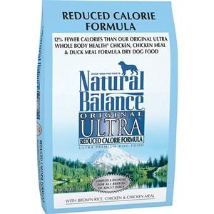 natural balance reduced calorie dog food reviews