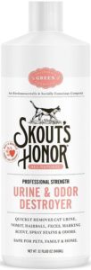 SKOUT'S HONOR Professional Strength, All-Natural Cat Urine and Odor Destroyer