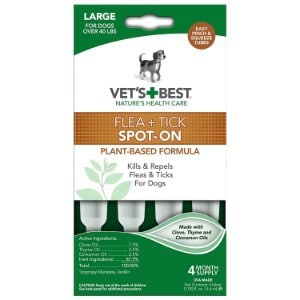 vet's best flea and tick spot on side effects