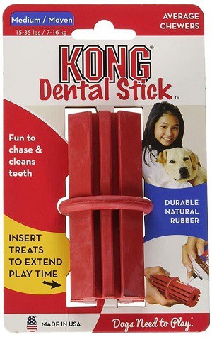 kong dental stick dog toy