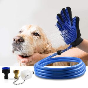 Deggy Dog Shower Sprayer Bath Glove