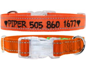 TagME Personalized Embroidered Dog Collars