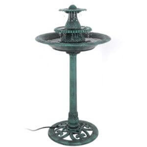 Nova 3-Tier Pedestal Bird Bath Fountain