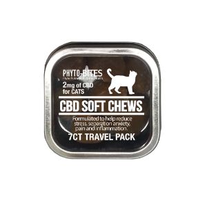 PHYTO-BITES CBD Soft Chews for Cats Travel Tin